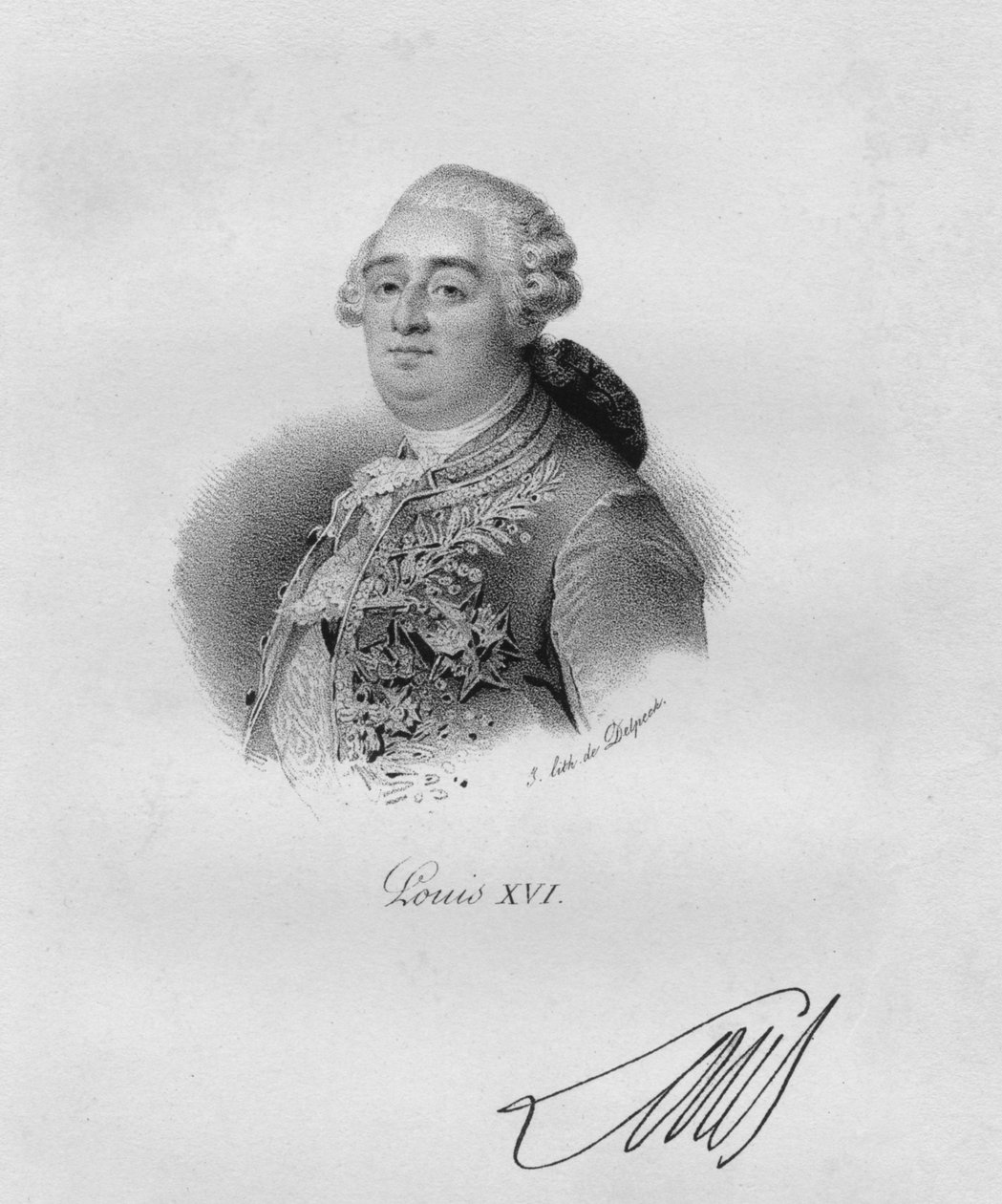 XVI. Lajos, 1820-1840. alkotó: Delpech