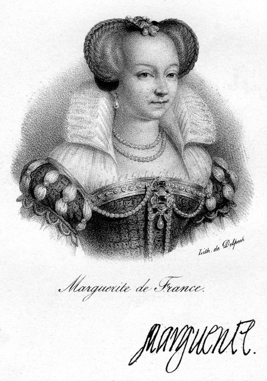 francia Marguerite. alkotó: Delpech