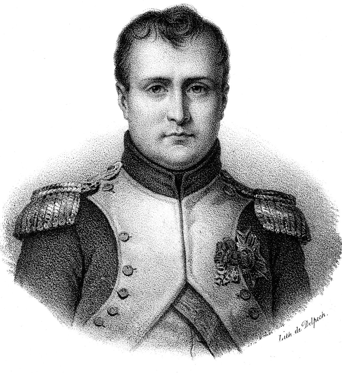 I. Bonaparte Napóleon 1769-1821, Franciaország császára 1804-től, 1830 körül alkotó: Delpech