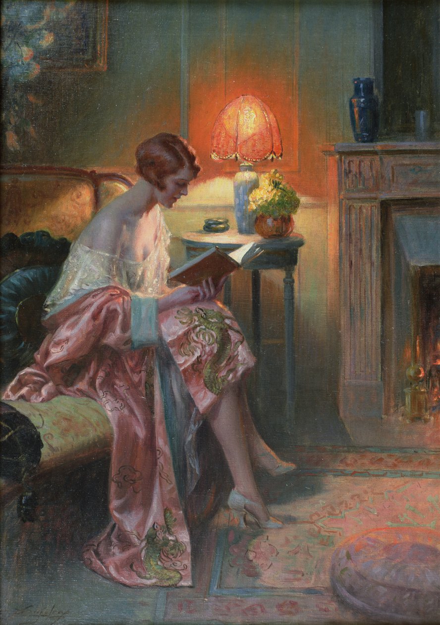 Csendes olvasás alkotó: Delphin Enjolras
