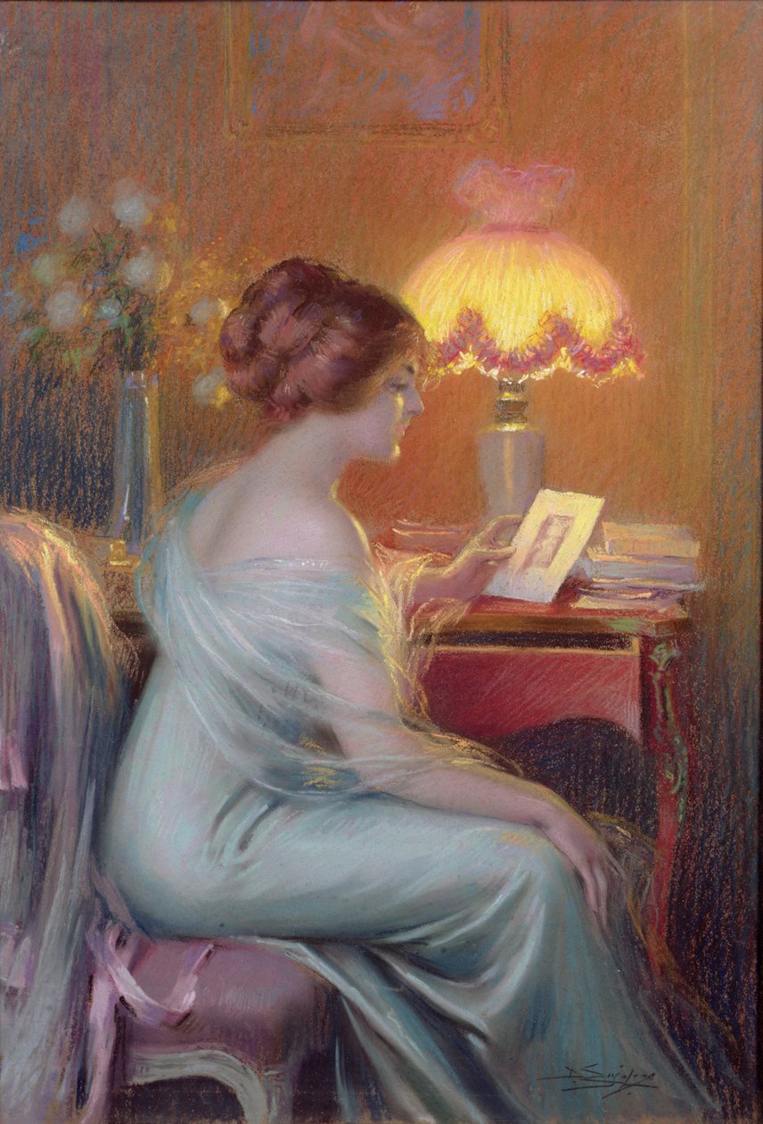Emlékek (színes pasztell papíron) alkotó: Delphin Enjolras