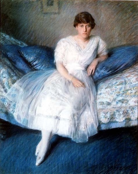 Constance Campbell asszony portréja alkotó: Delphin Enjolras