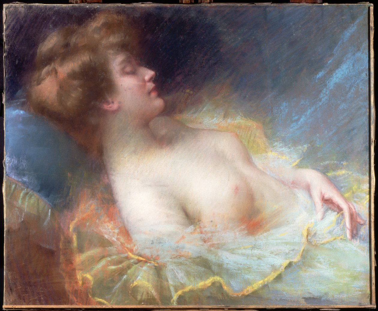 Fiatal nő alvó (pasztell) alkotó: Delphin Enjolras