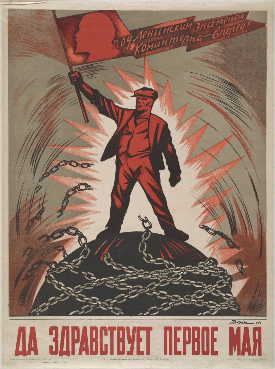 Éljen 1929. május 1. alkotó: Deni