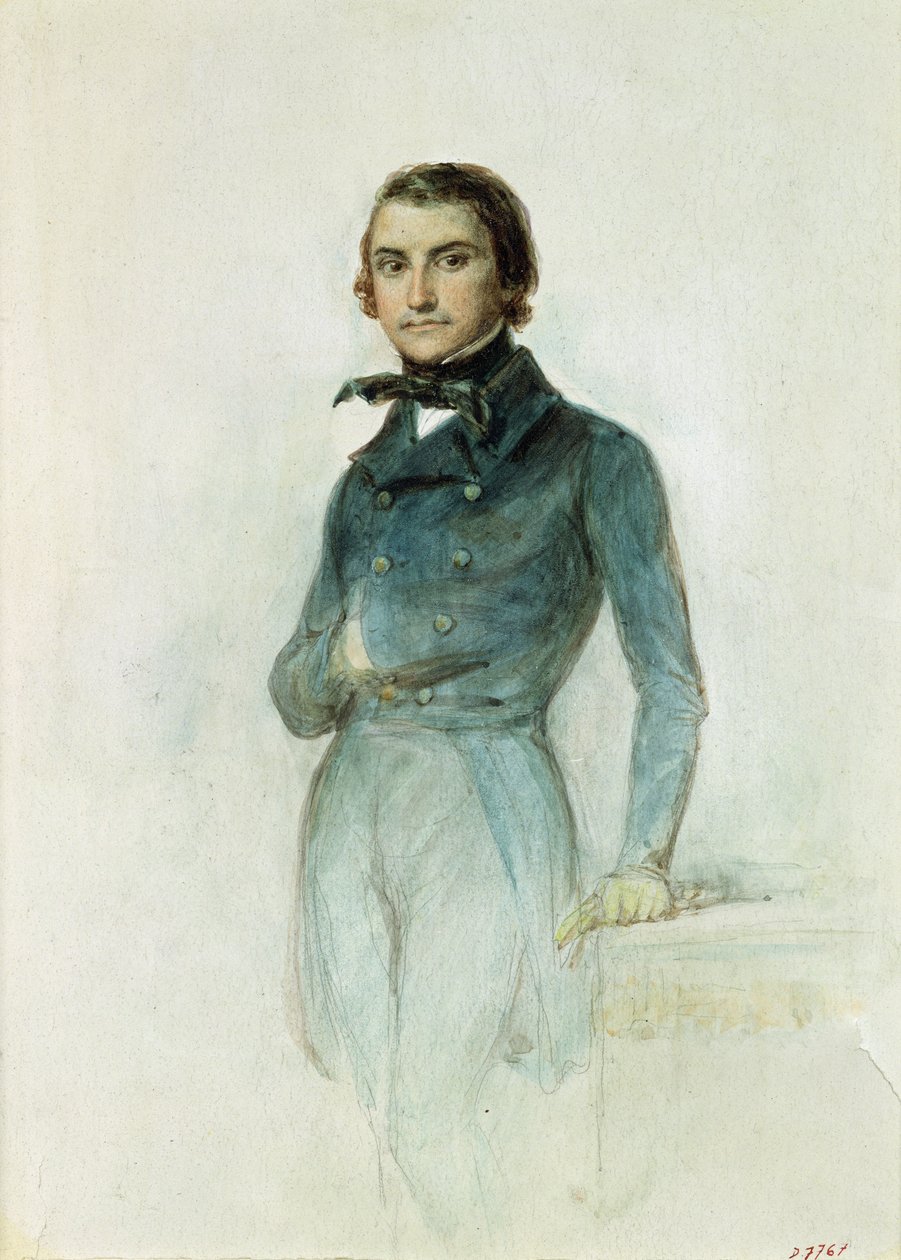 Jean Joseph Louis Blanc (1811-82) 1835 (pasztell, papír) alkotó: Denis Auguste Marie Raffet