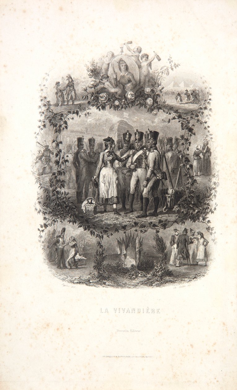 A Vivandiere alkotó: Denis Auguste Marie Raffet