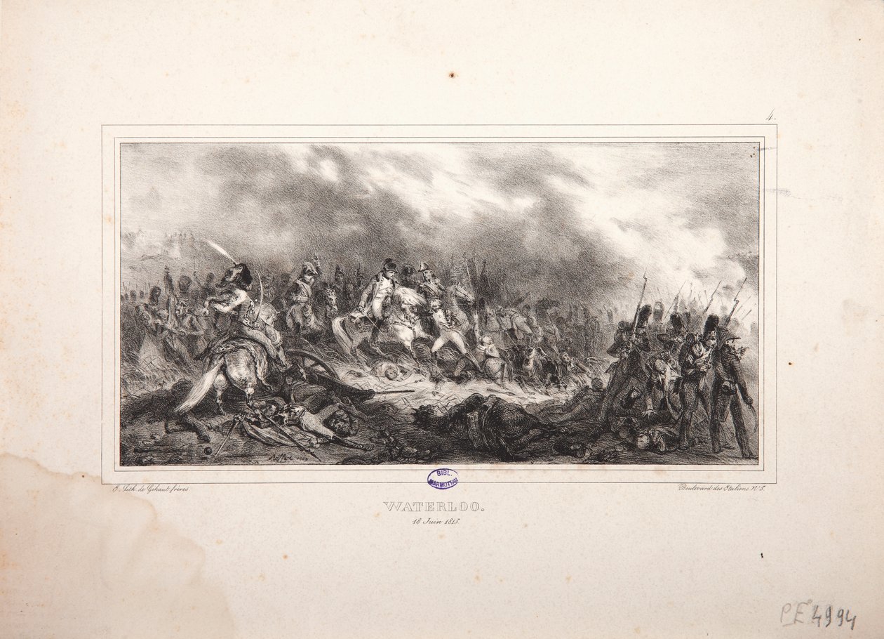 Waterloo, 1815. június 18 alkotó: Denis Auguste Marie Raffet