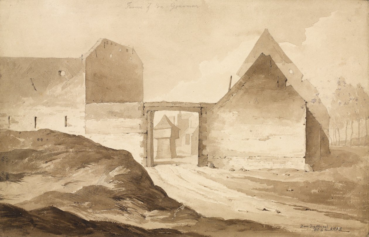 "Frame of du - Gourmand No 2", 1815 (wc és ceruza papíron) alkotó: Denis Dighton