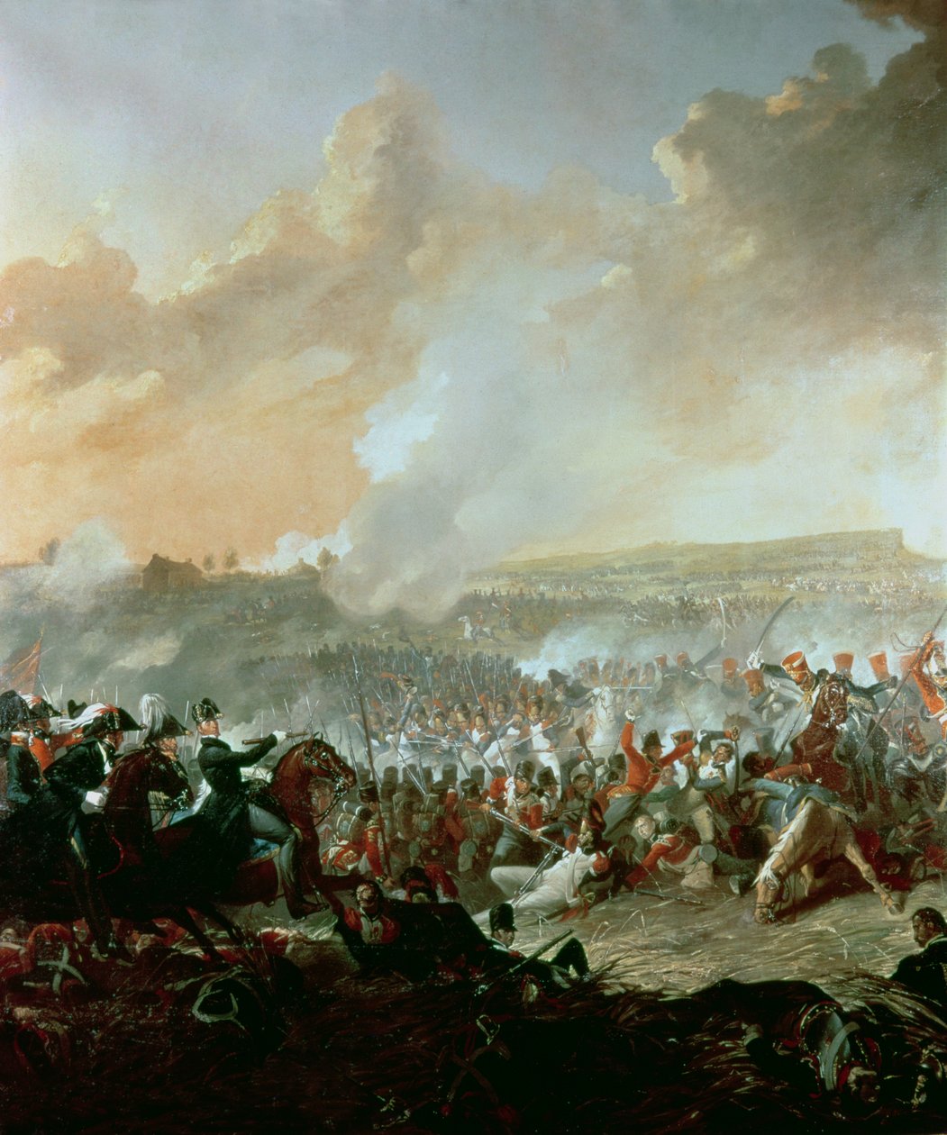 A waterlooi csata, 1815. június 18. (209202. részlet) alkotó: Denis Dighton