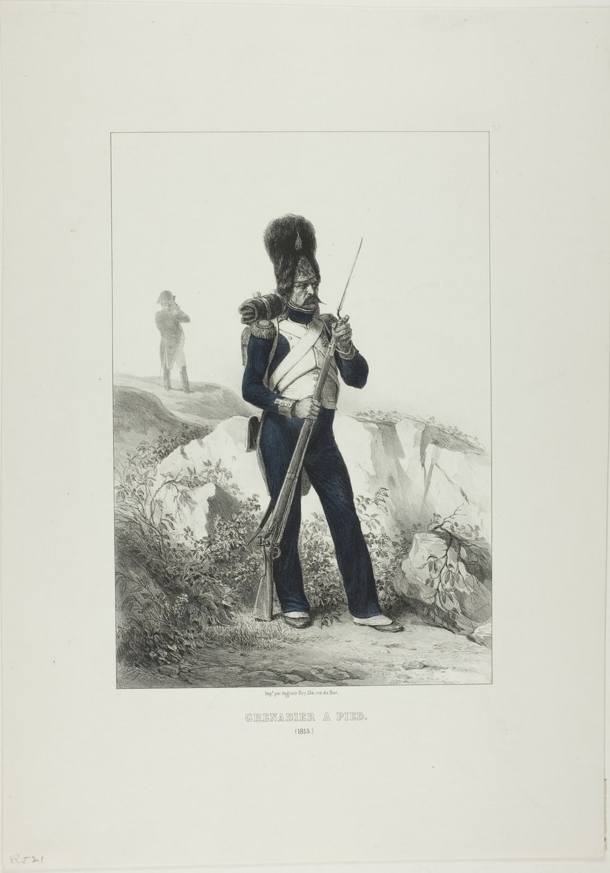 Gyalogos gránátos, Elba alkotó: Denis Auguste Marie Raffet