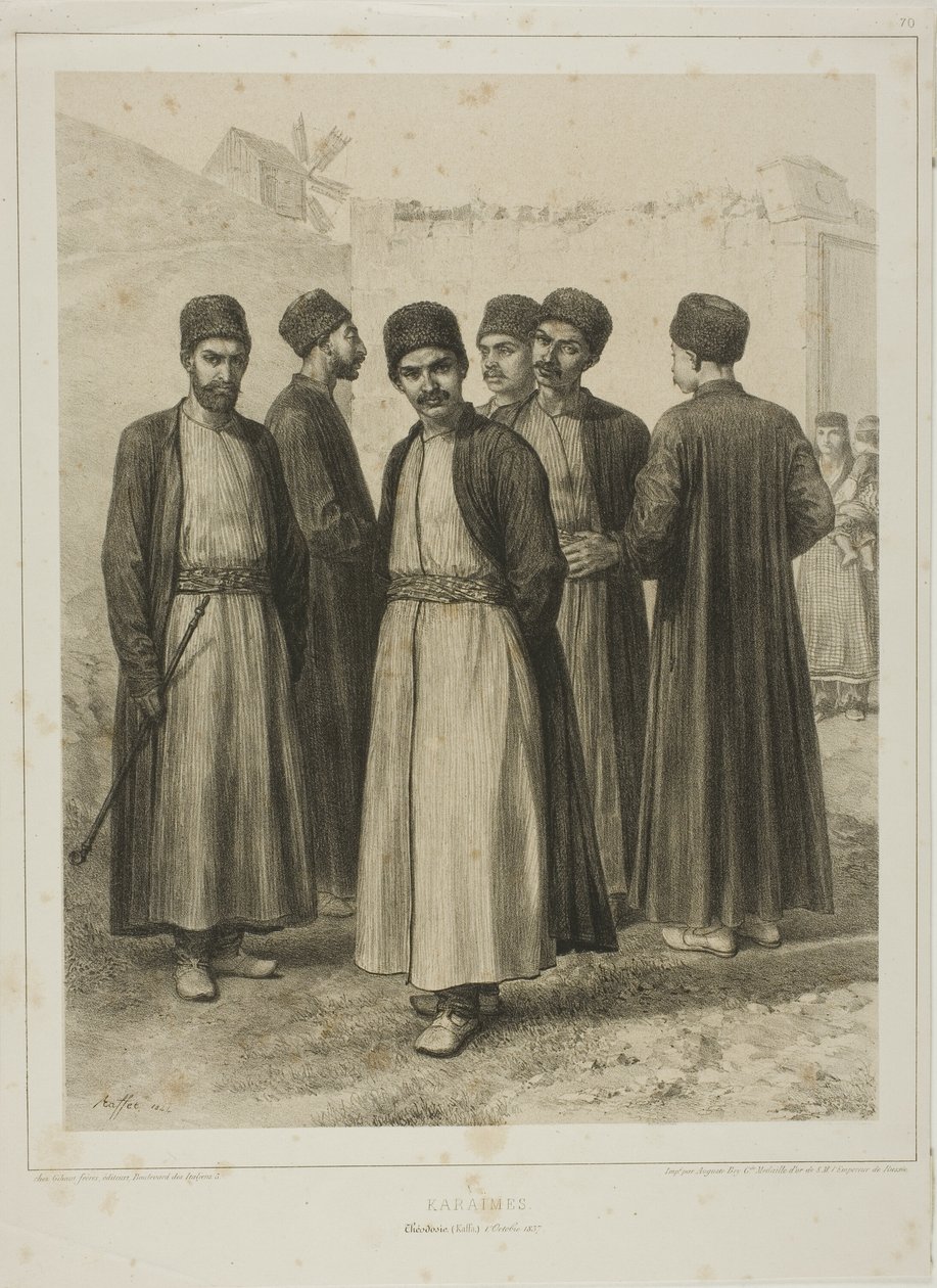 Karaimes, Theodosia, Kaffa, 1837. október 1. alkotó: Denis Auguste Marie Raffet