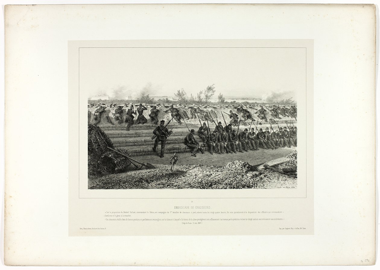 Könnyű gyalogsági les, a Memories of Italy: Rome Expedition című filmből alkotó: Denis Auguste Marie Raffet