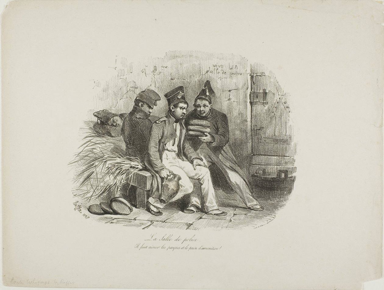 Katonai börtön alkotó: Denis Auguste Marie Raffet