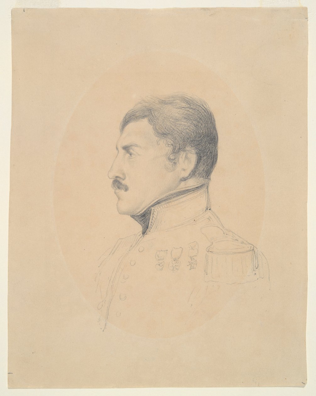 Pelissier tábornok portréja alkotó: Denis Auguste Marie Raffet