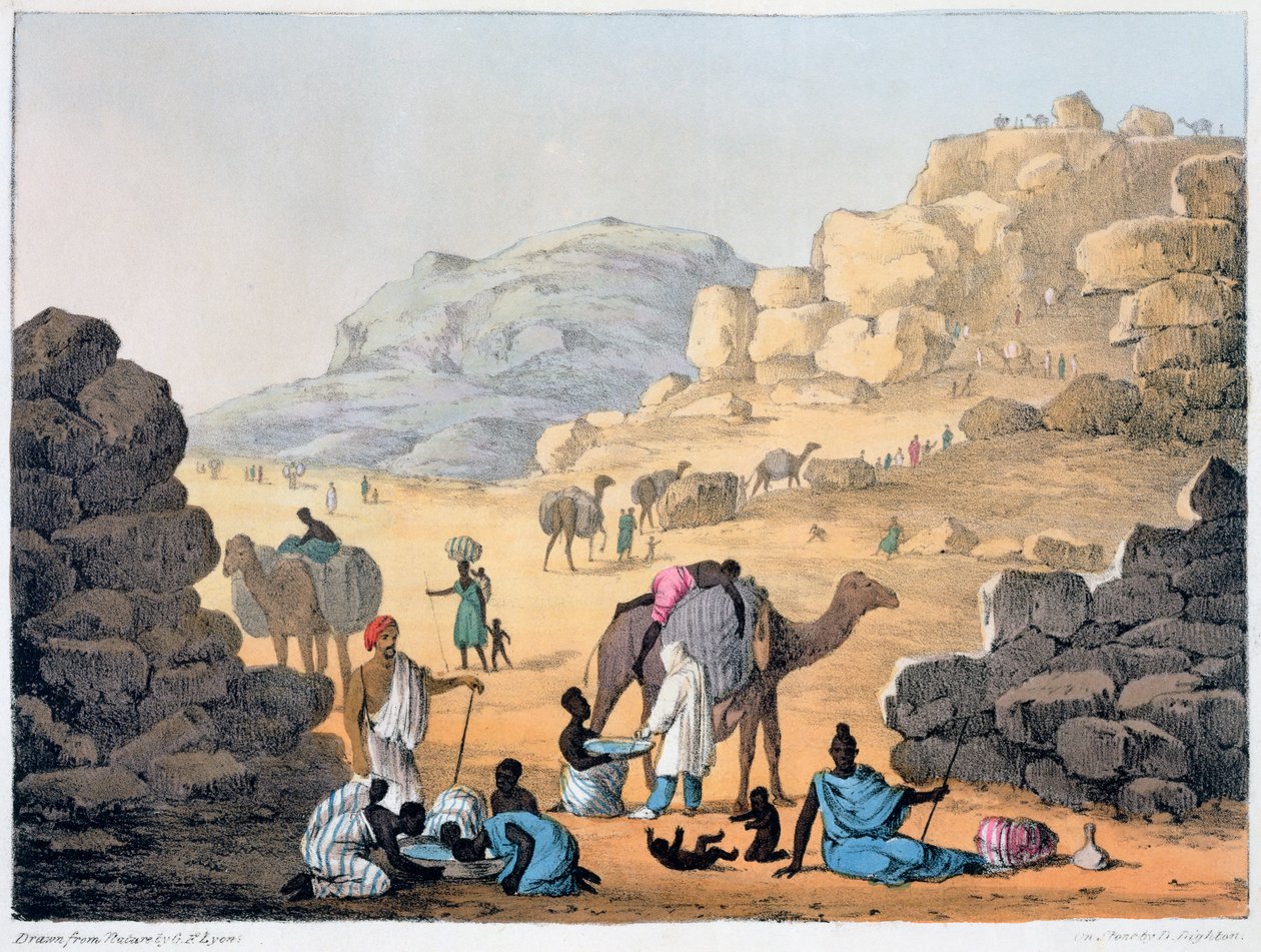 "Egy rabszolga kaffle", 1821 alkotó: Denis Dighton