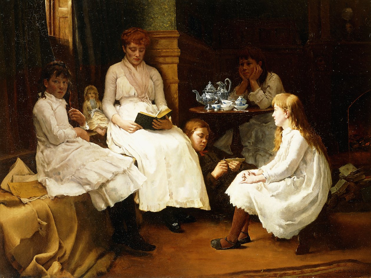 Téli mese szellemekről és goblinokról, 1886 alkotó: Denis Miller Bunker