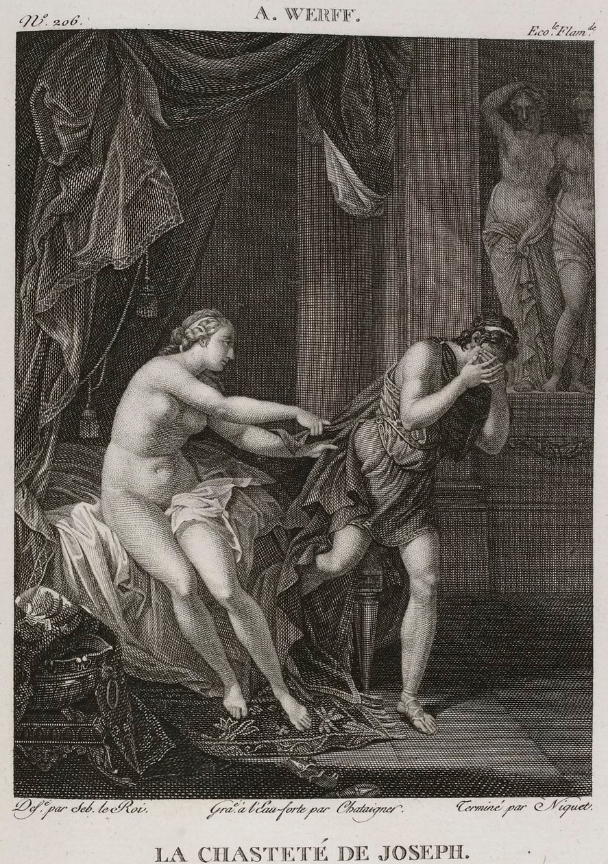 Denis-Sébastien Leroy, Chataigner és Niquet - József tisztasága, Adriaen van der Werff után - 1802-1815 alkotó: Denis Sebastien Leroy