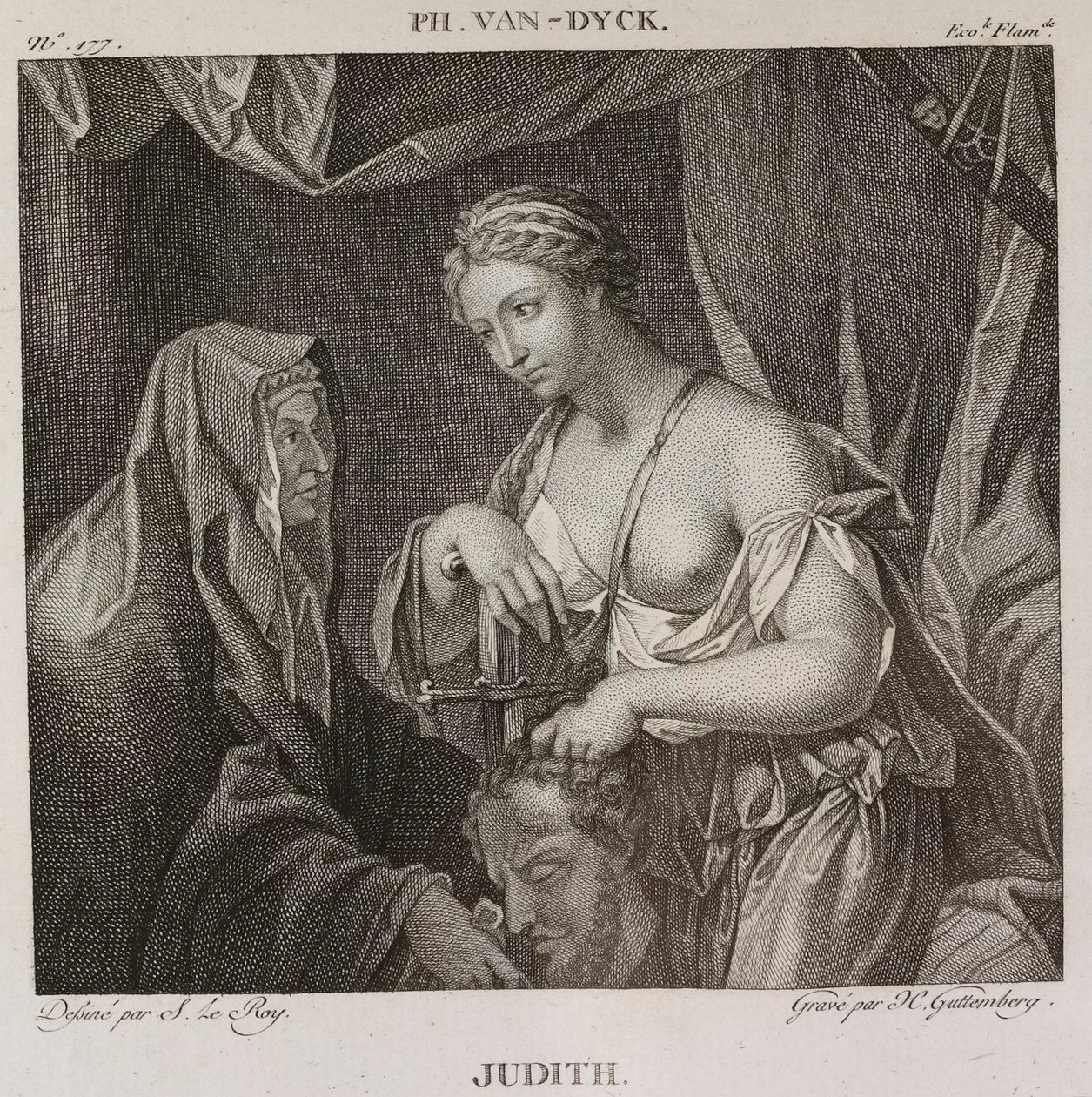 Denis-Sébastien Leroy és H. Guttemberg - Judit, Philip van Dijk után - 1802-1815 alkotó: Denis Sebastien Leroy