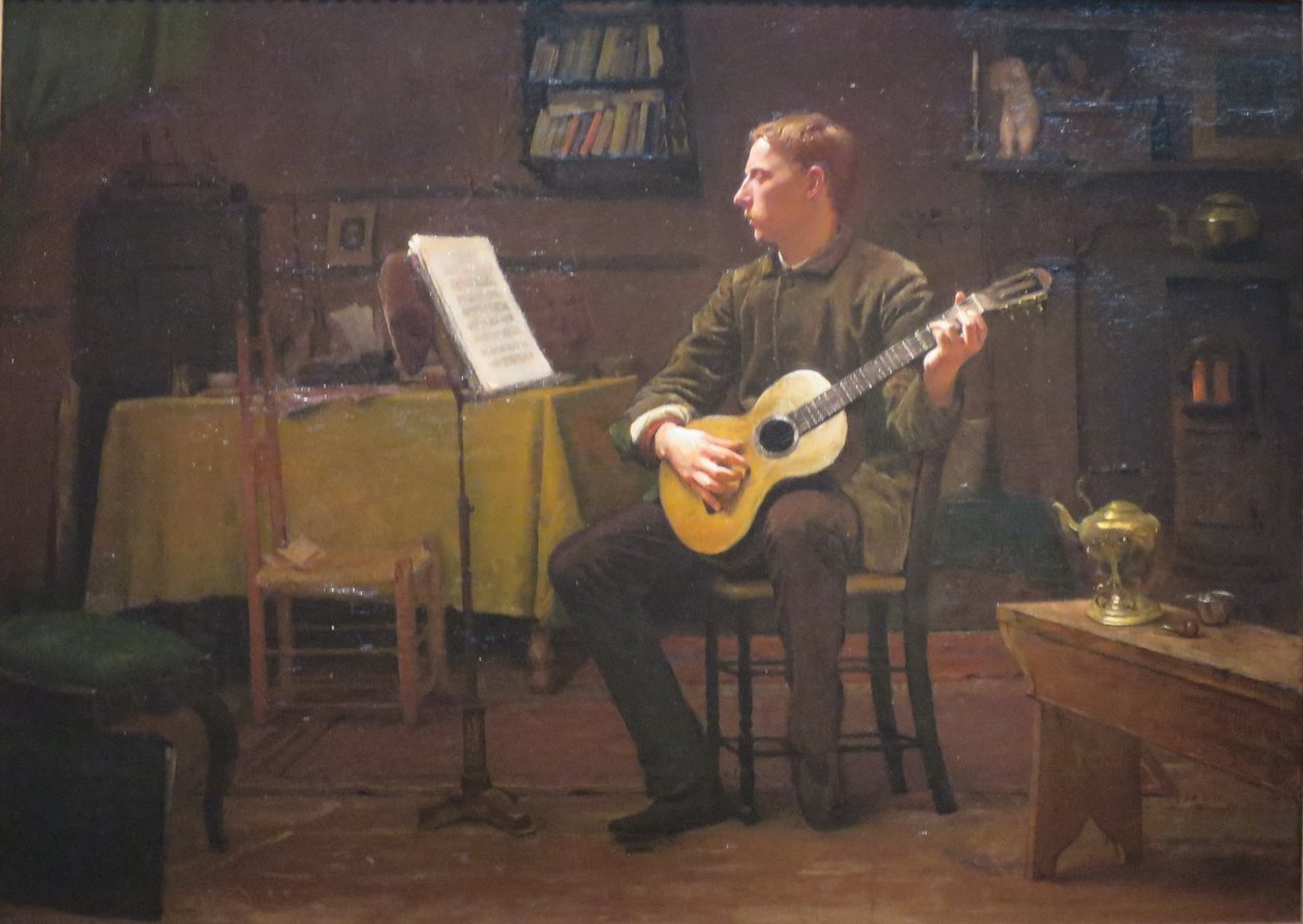 A Bohemian by Dennis Miller Bunker, 1885 alkotó: Dennis Miller Bunker