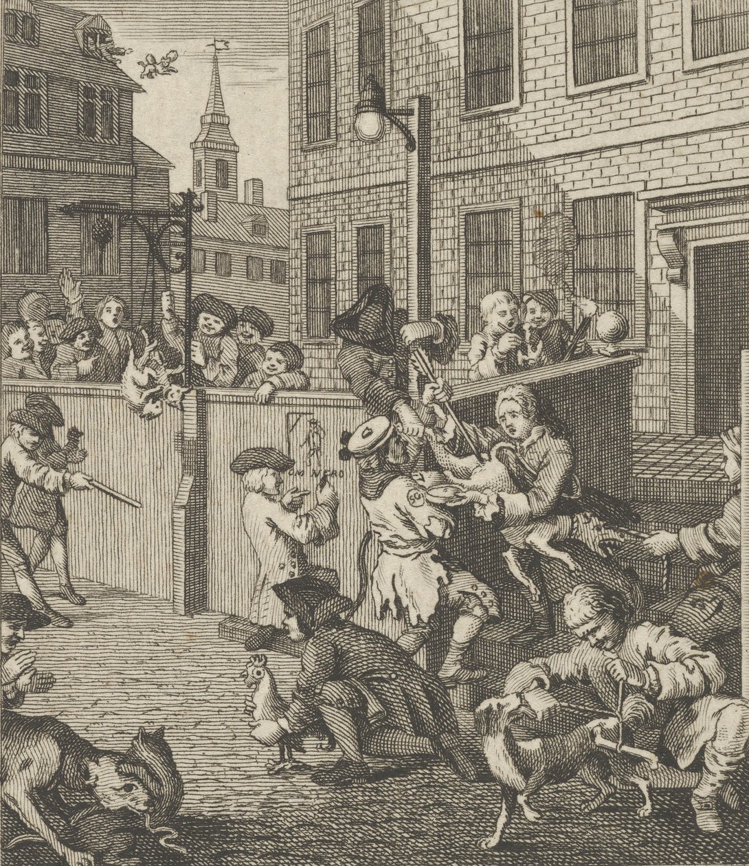 A kegyetlenség első szakasza, kb. 1800. alkotó: Dent