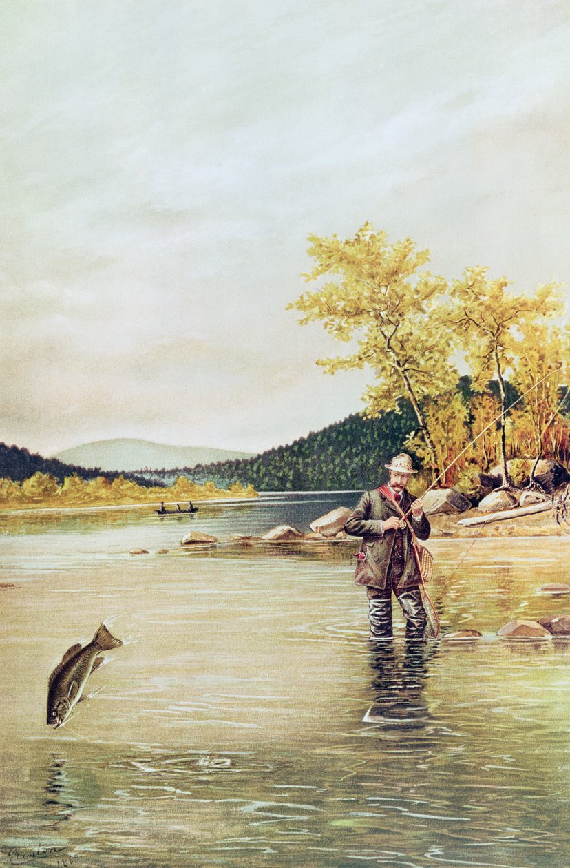 Pisztránghalász, 1889 alkotó: Denton