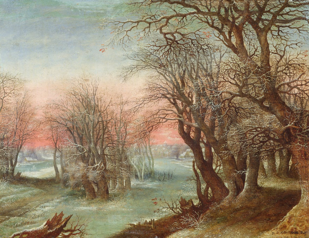 Téli táj, 1610 alkotó: Denys van Alsloot