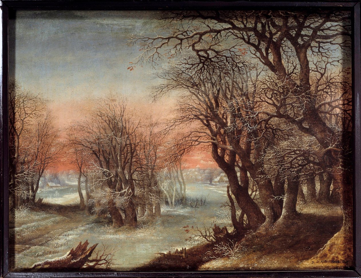 Deny Van Alsloot téli tájfestménye (1570-1628) alkotó: Denys van Alsloot