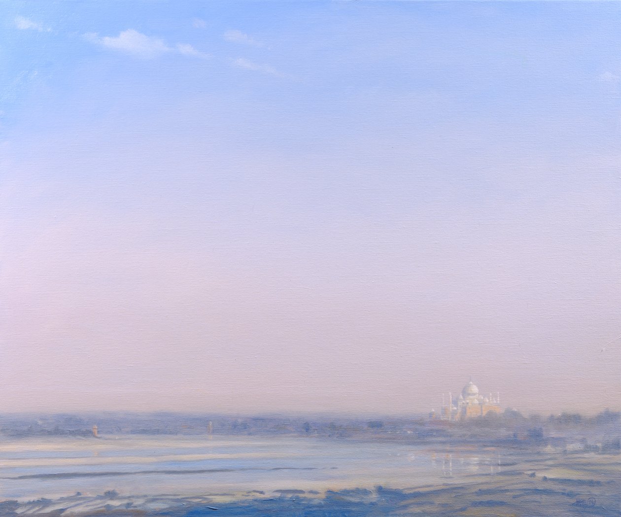 Taj Mahal az Agra-erődből alkotó: Derek Hare