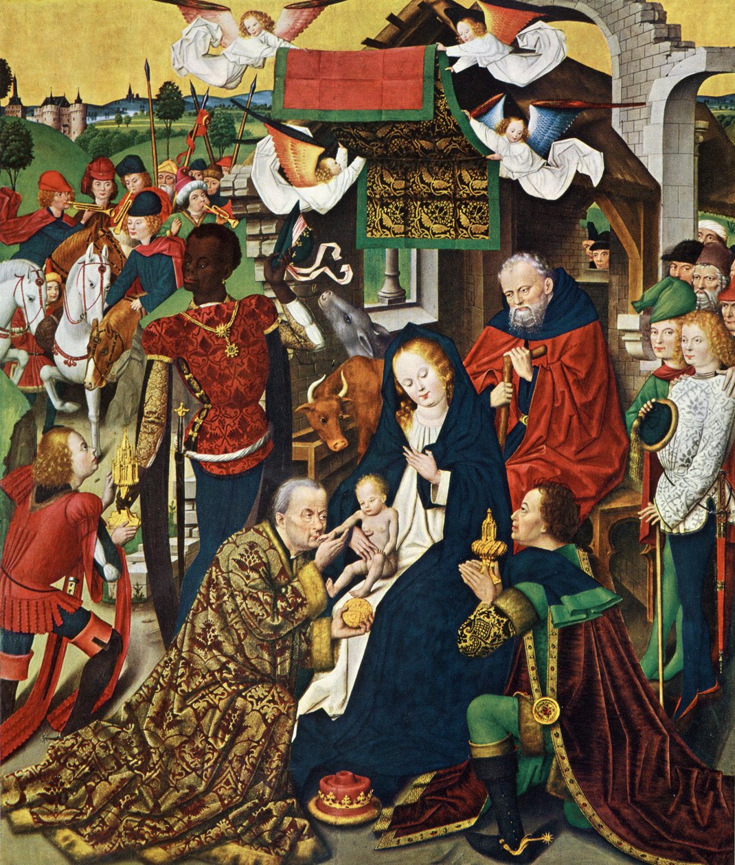 Dortmund Propsteikirche, Derick Baegert oltárkép, jobb oldali panel alkotó: Derick Baegert