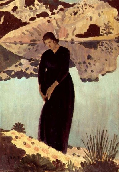 Lyndra a medencénél alkotó: Derwent Lees