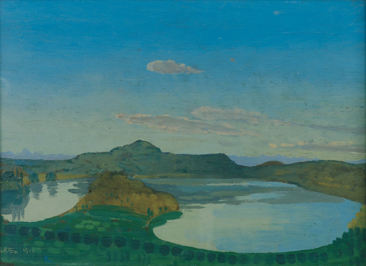 A kék medence alkotó: Derwent Lees