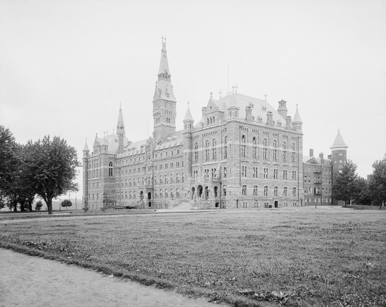 Általános nézet, Georgetown Egyetem, Washington, D.C., 1904 körüli évek alkotó: Detroit Publishing Co.