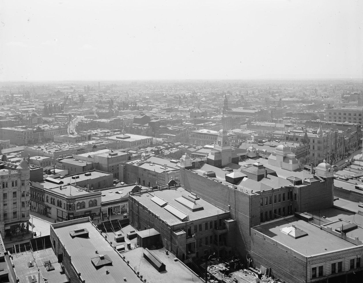 Általános nézet, Los Angeles, Kalifornia, 1880-99 körül alkotó: Detroit Publishing Co.