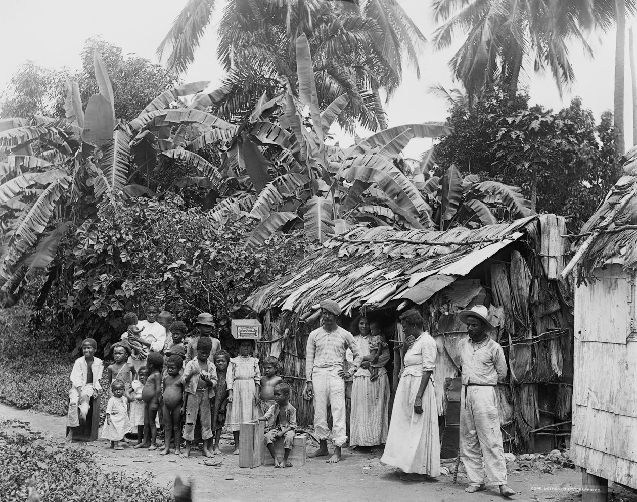Puerto Ricó-i bennszülöttek, 1903 körül alkotó: Detroit Publishing Co.