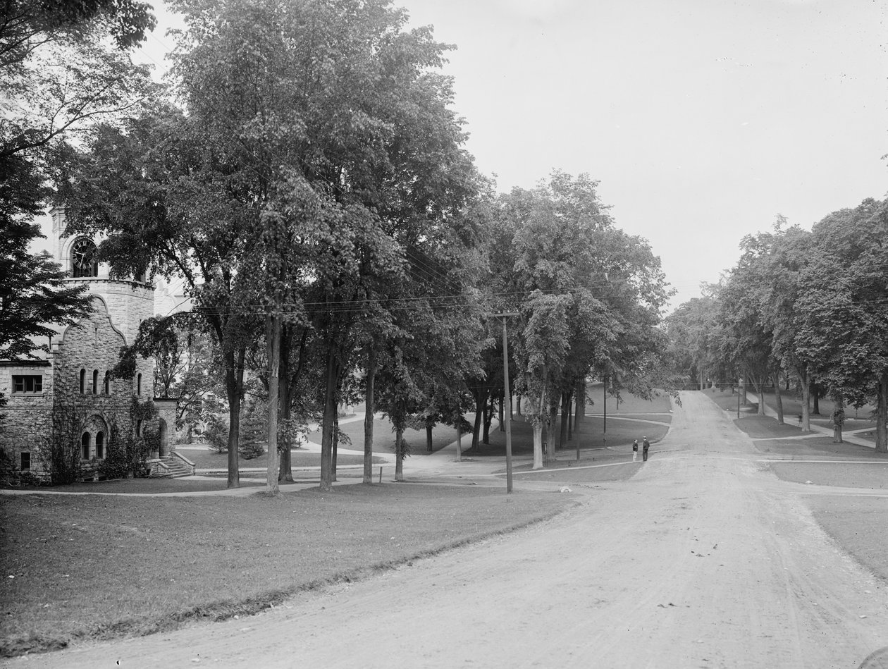 A Campus, Williams College, Williamstown, Massachusetts, 1904 körül alkotó: Detroit Publishing Co.