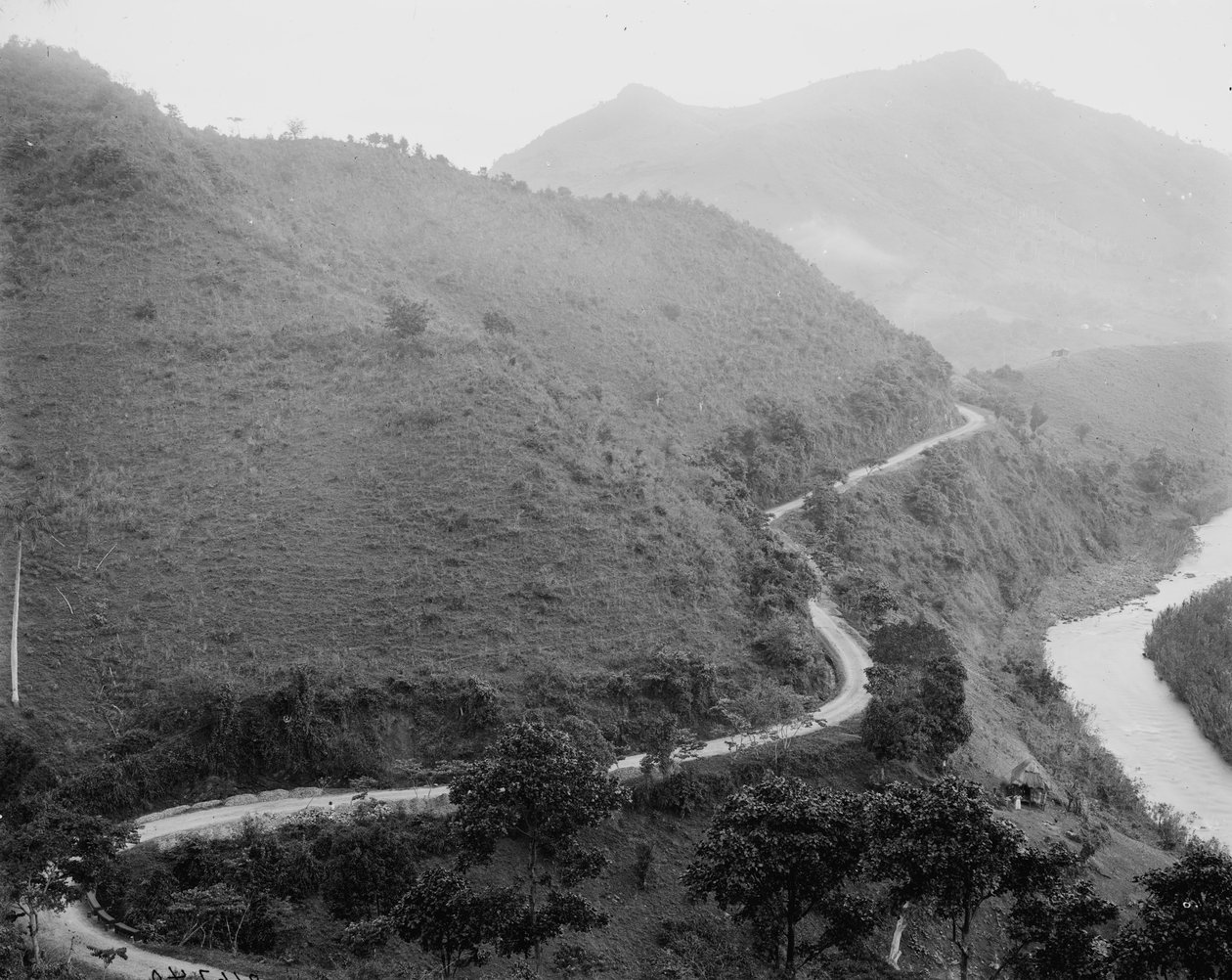 Katonai út, Puerto Rico, 1903 körül alkotó: Detroit Publishing Co.