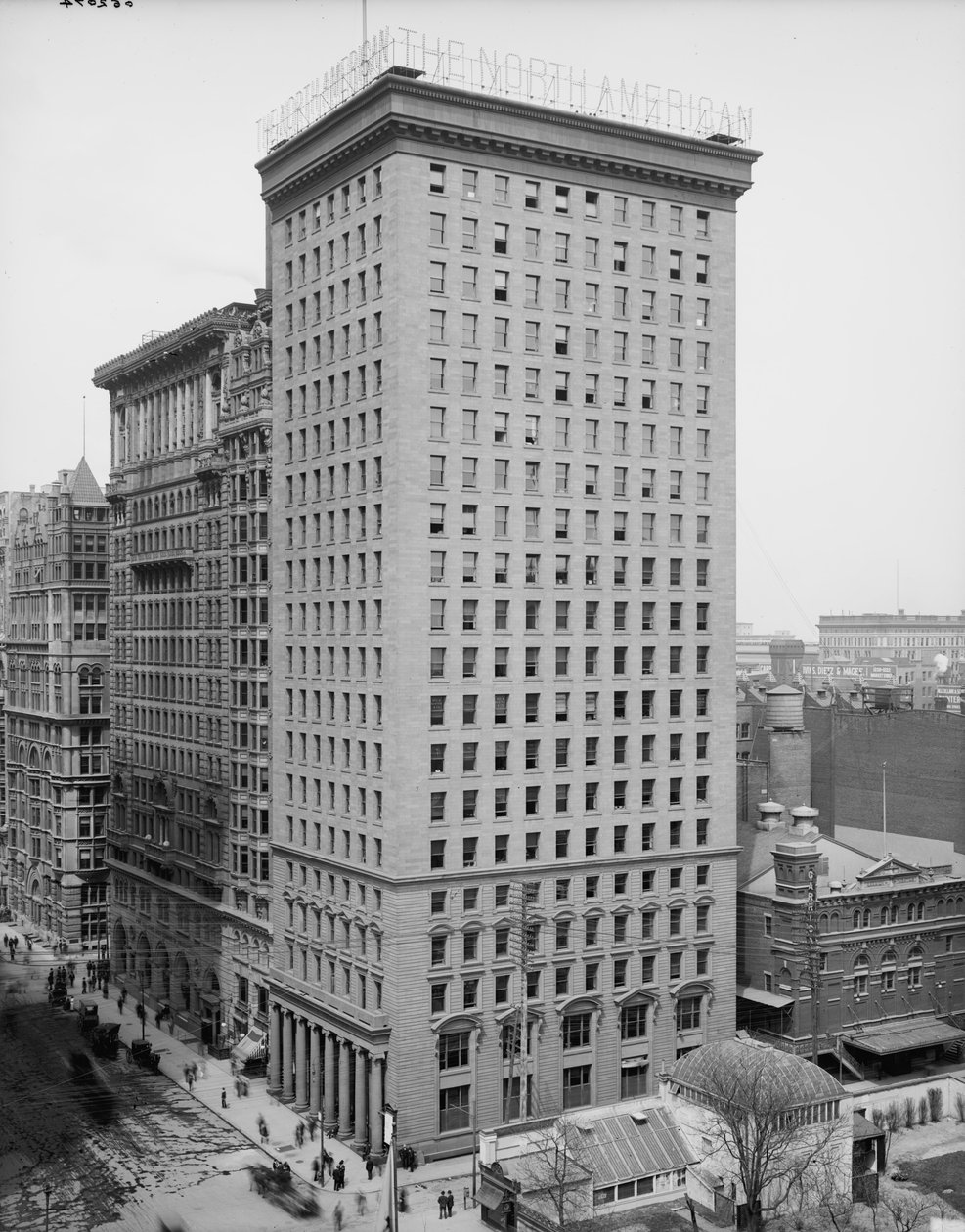 The North American and Real Estate Trust Buildings, Philadelphia, Pennsylvania, 1897-1910 alkotó: Detroit Publishing Co.