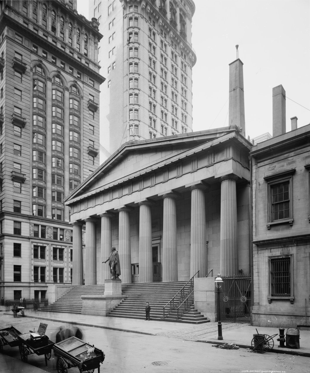 U.S. Sub Treasury, New York, NY, 1905 körül alkotó: Detroit Publishing Co.