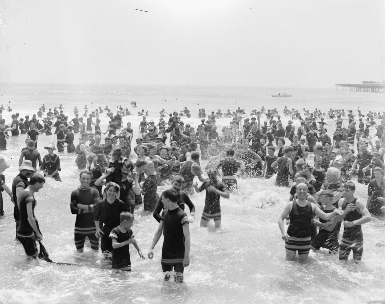 Bathers, Atlantic City, New Jersey alkotó: Detroit Publishing Co.