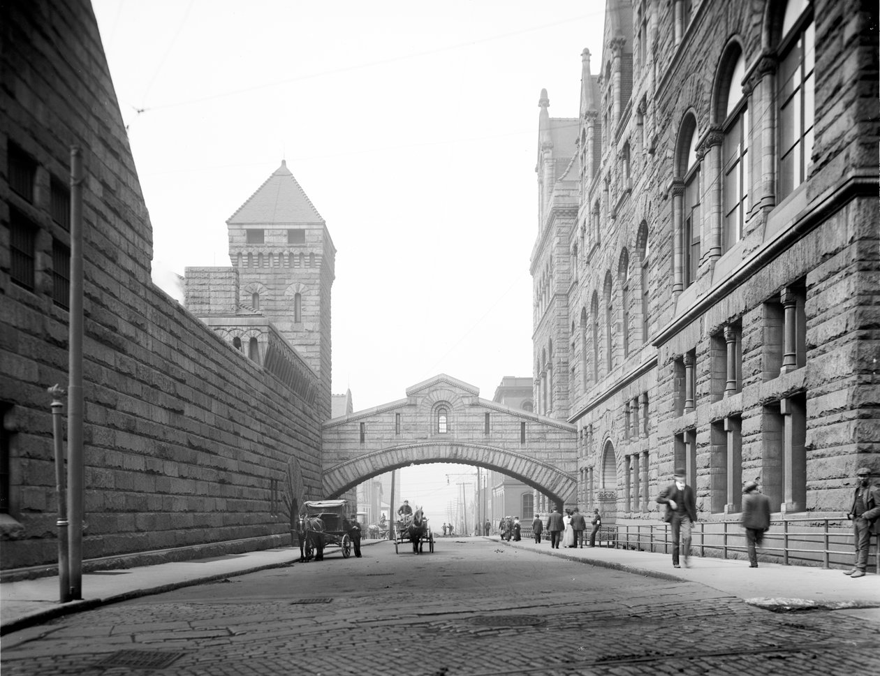 Sóhajok hídja, Pittsburgh, Pennsylvania alkotó: Detroit Publishing Co.