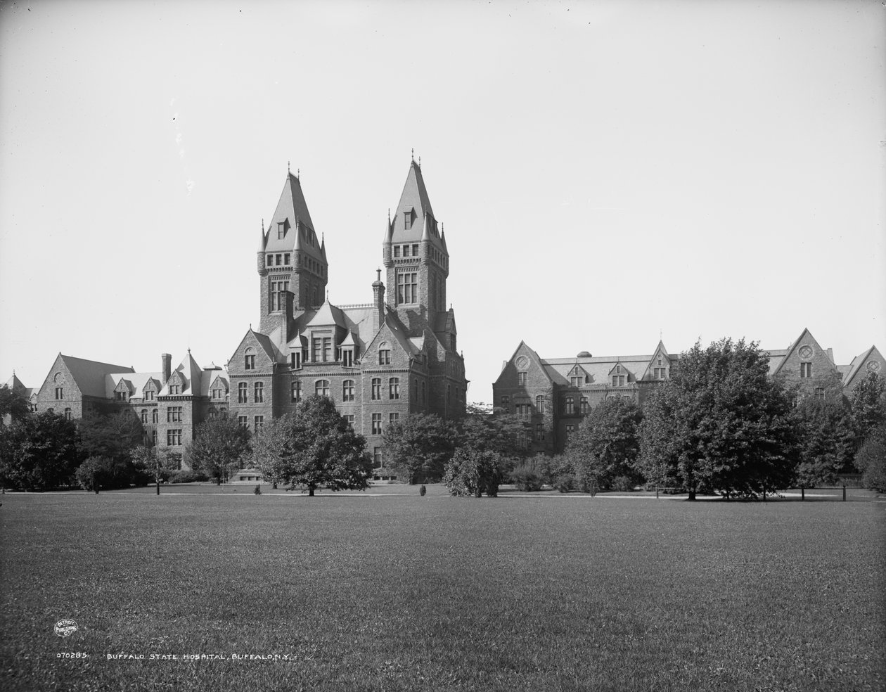 Buffalo Állami Kórház, Buffalo, N.Y., 1900-10 alkotó: Detroit Publishing Co.