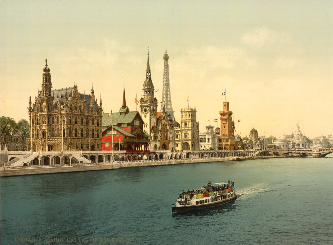 1900. évi egyetemes kiállítás, Párizs, 1890-1900 körül alkotó: Detroit Publishing Co.