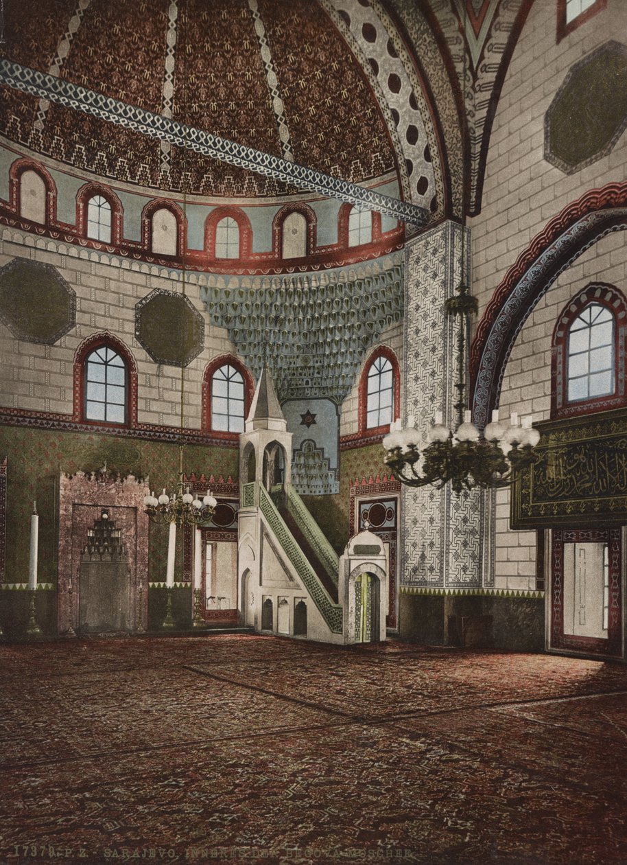 Gazi Husrev-bég mecset, Szarajevó, 1905 alkotó: Detroit Publishing Co.