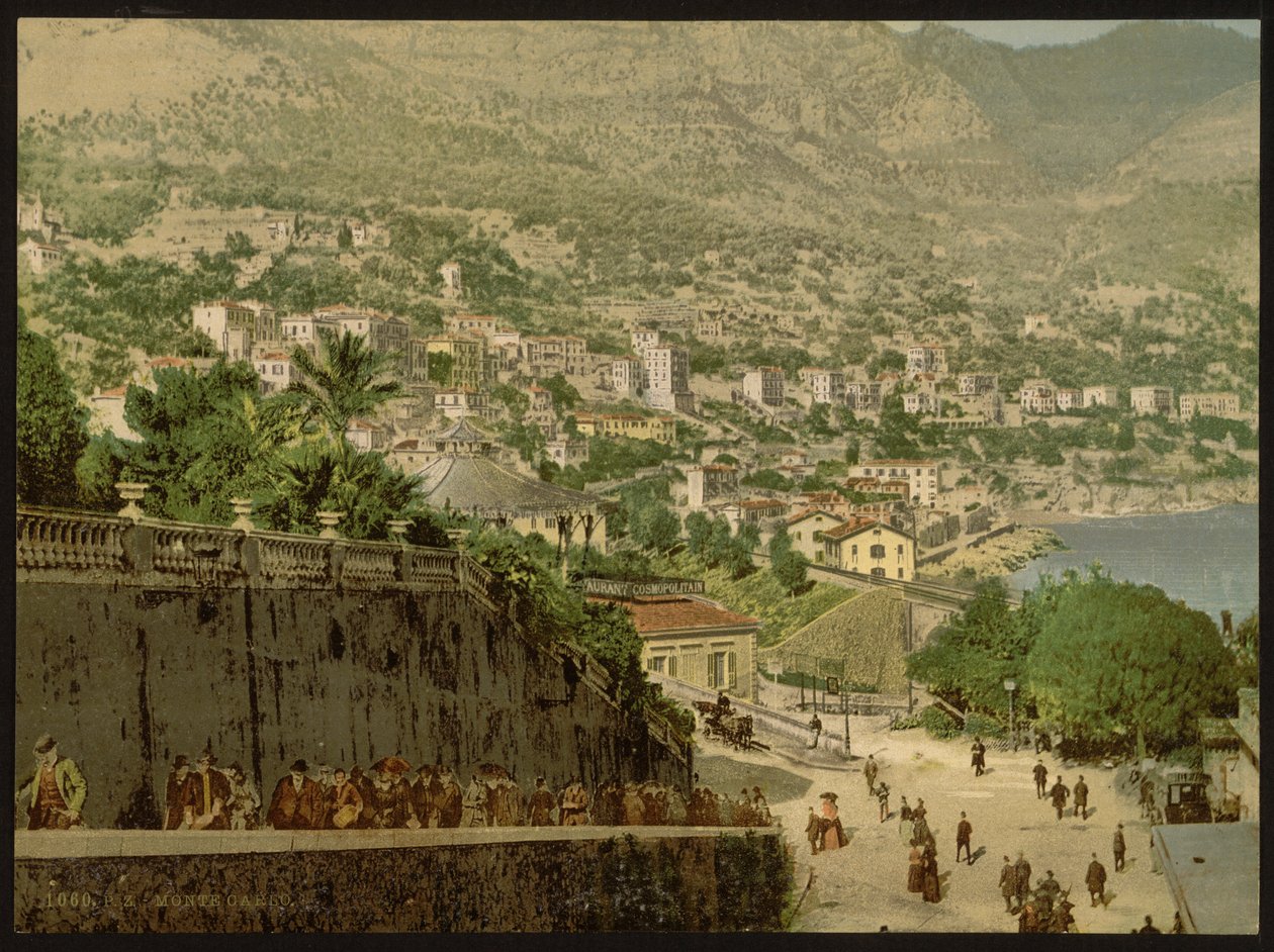 Általános nézet, Monte Carlo, Riviera, Monaco alkotó: Detroit Publishing Co.