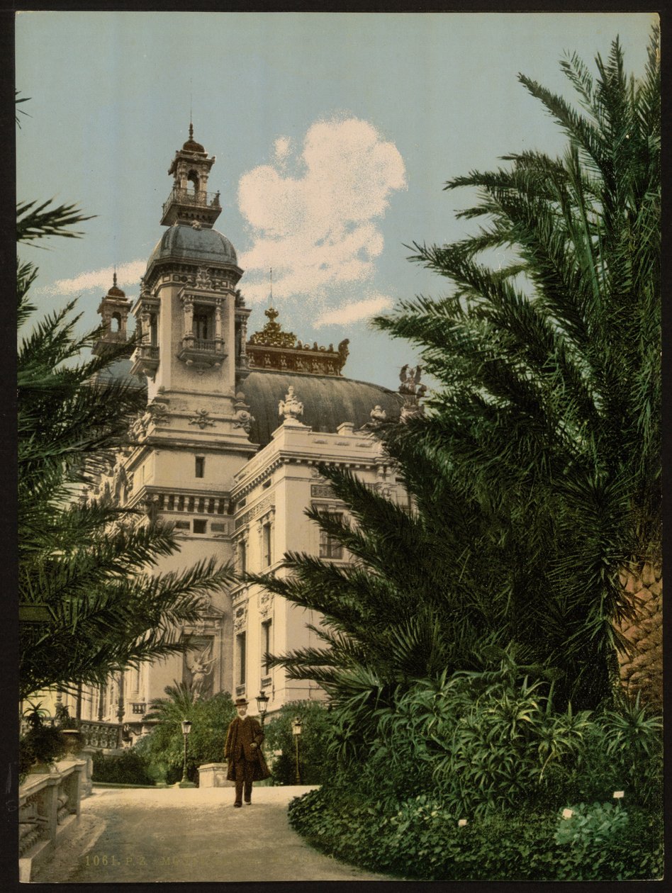 Színház, Monte Carlo, Riviéra, Monaco alkotó: Detroit Publishing Co.