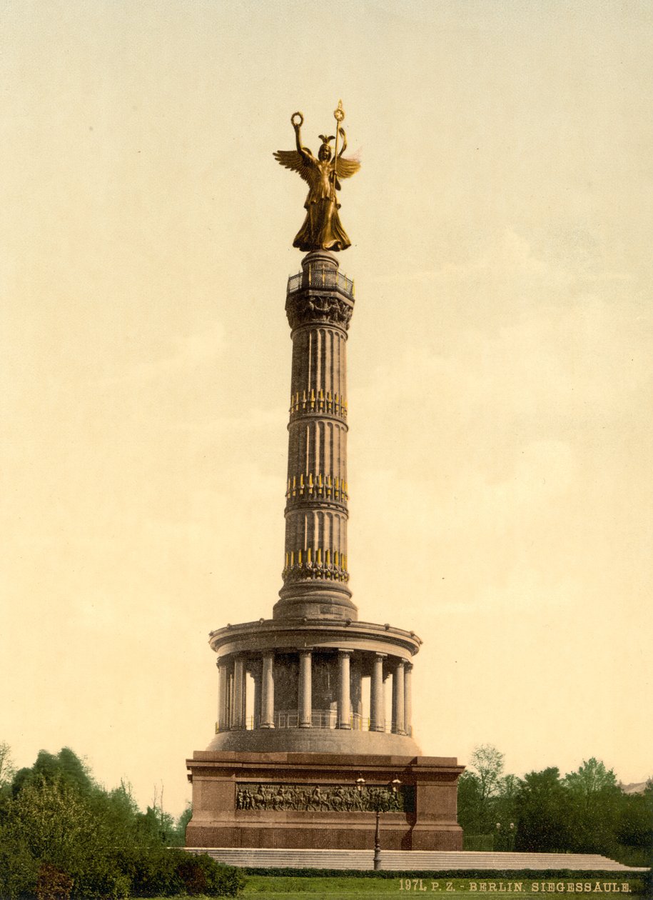 Diadaloszlop, Berlin, Németország, 1900 körül alkotó: Detroit Publishing Co.