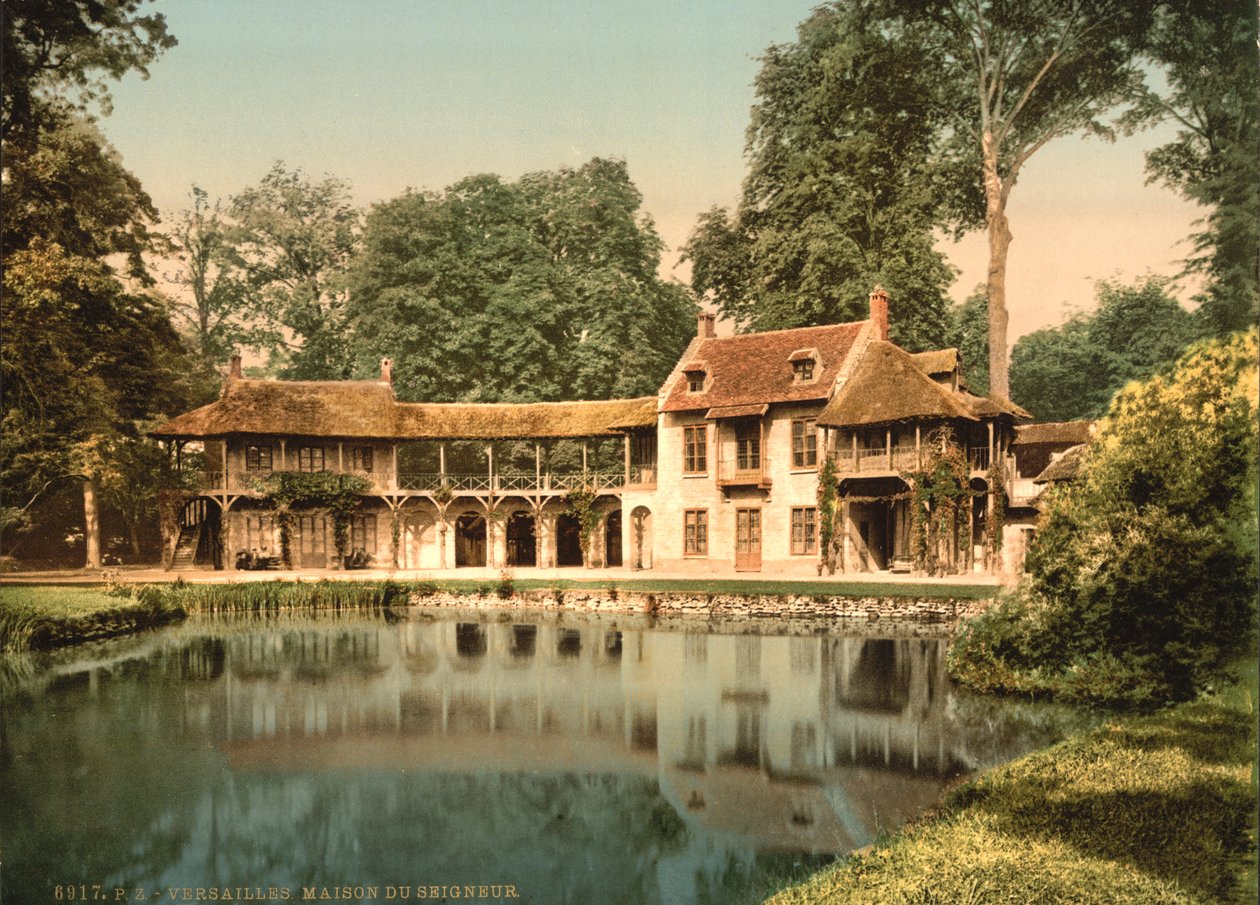Petit Trianon Park, Lord House, Versailles, 1890-1900 (photochrom) alkotó: Detroit Publishing Co.