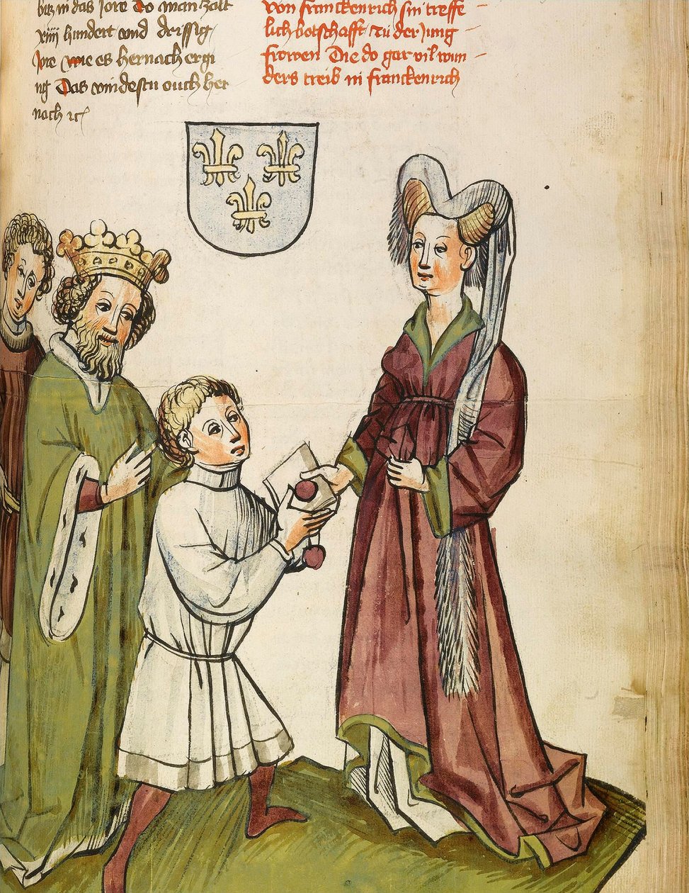 Százéves háború (1337-1453): I. Zsigmond a Szent Birodalomból (Szent Birodalom) (1368-1437) találkozik Jeanne of Arc (1412-1431) - Zsigmond császár Jeanne d
