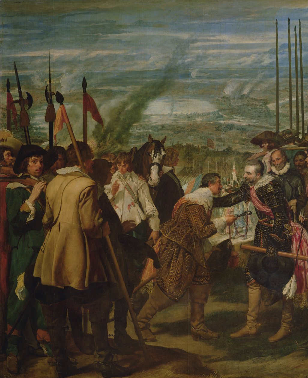 A bredai kapituláció, 1625, 1635 körüli olaj, vászon, részlet a 30730-ról alkotó: Diego Velázquez