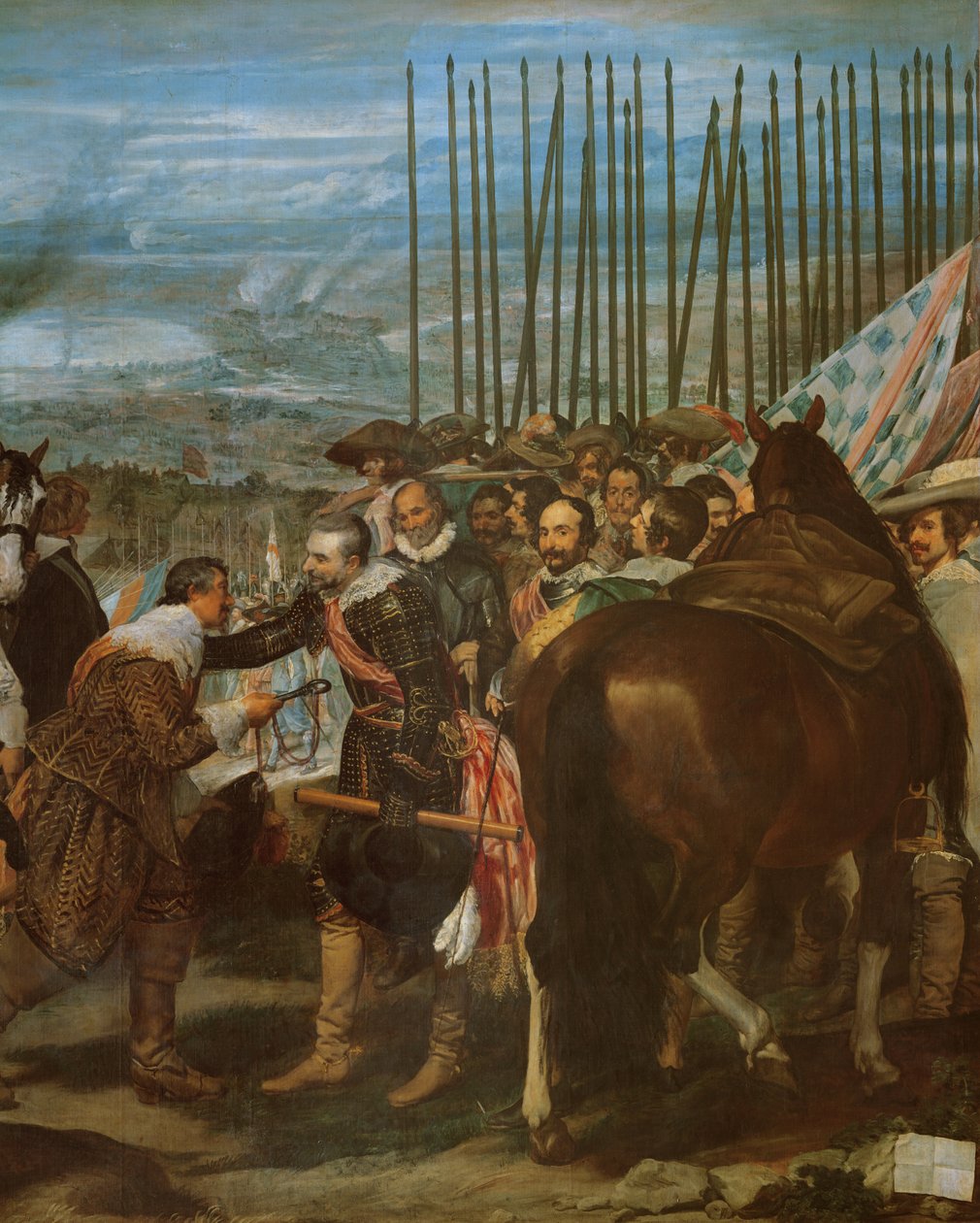 A bredai kapituláció, 1625, 1635 körüli olaj, vászon, részlet a 30730-ról alkotó: Diego Velázquez